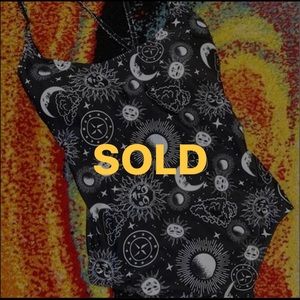 SHEIN Celestial Print One-Piece Swimsuit